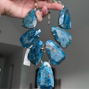 KS Harlow necklace Aqua Apatite